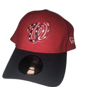 Washington Nationals Medium-Large ALT New Era MLB 39Thirty Flex Fit Cap Red